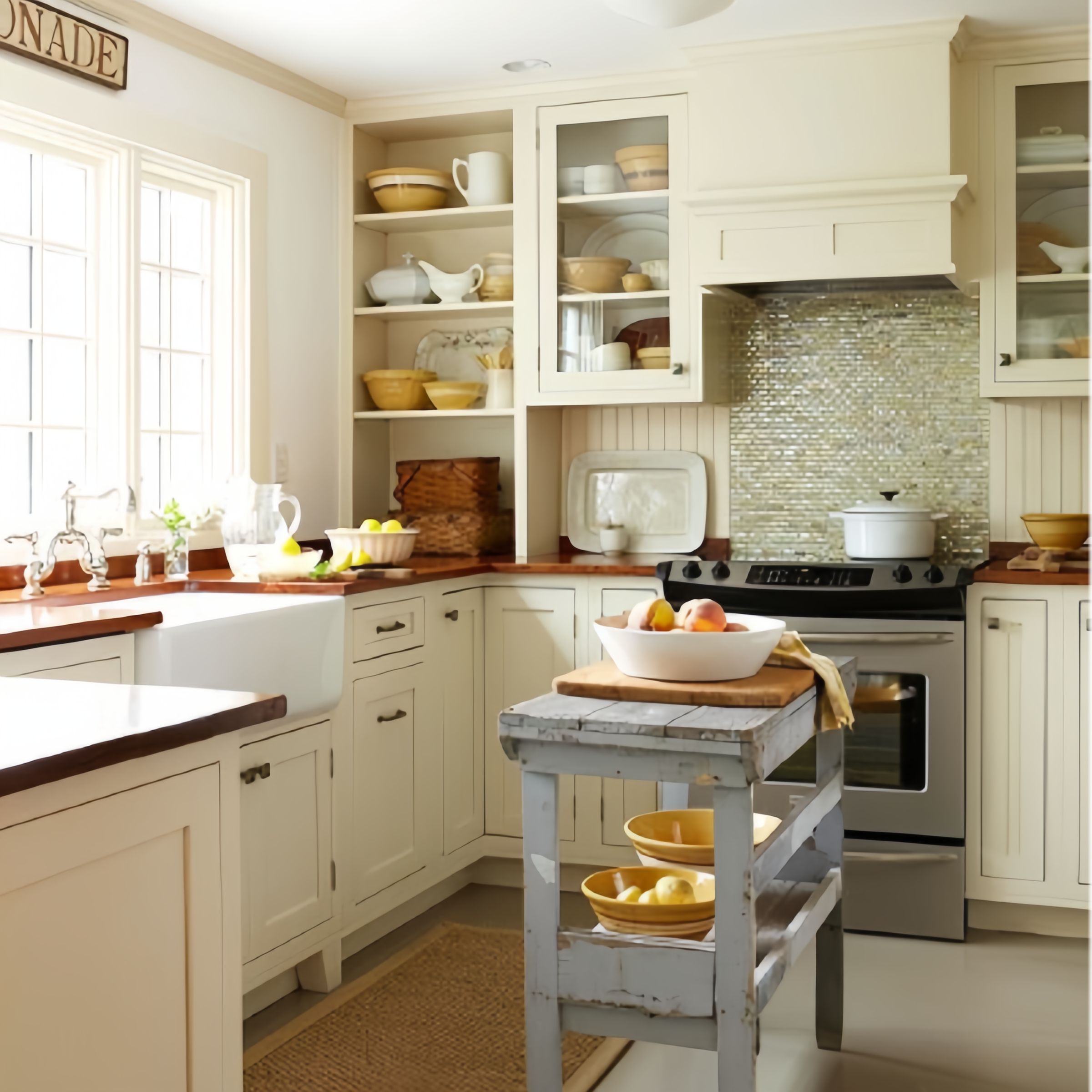 vintage kitchen design island