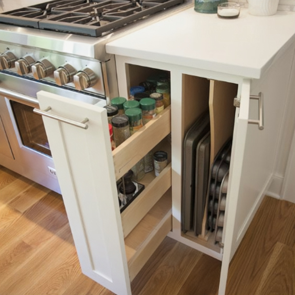 kitchen storage ideas slim storage cart