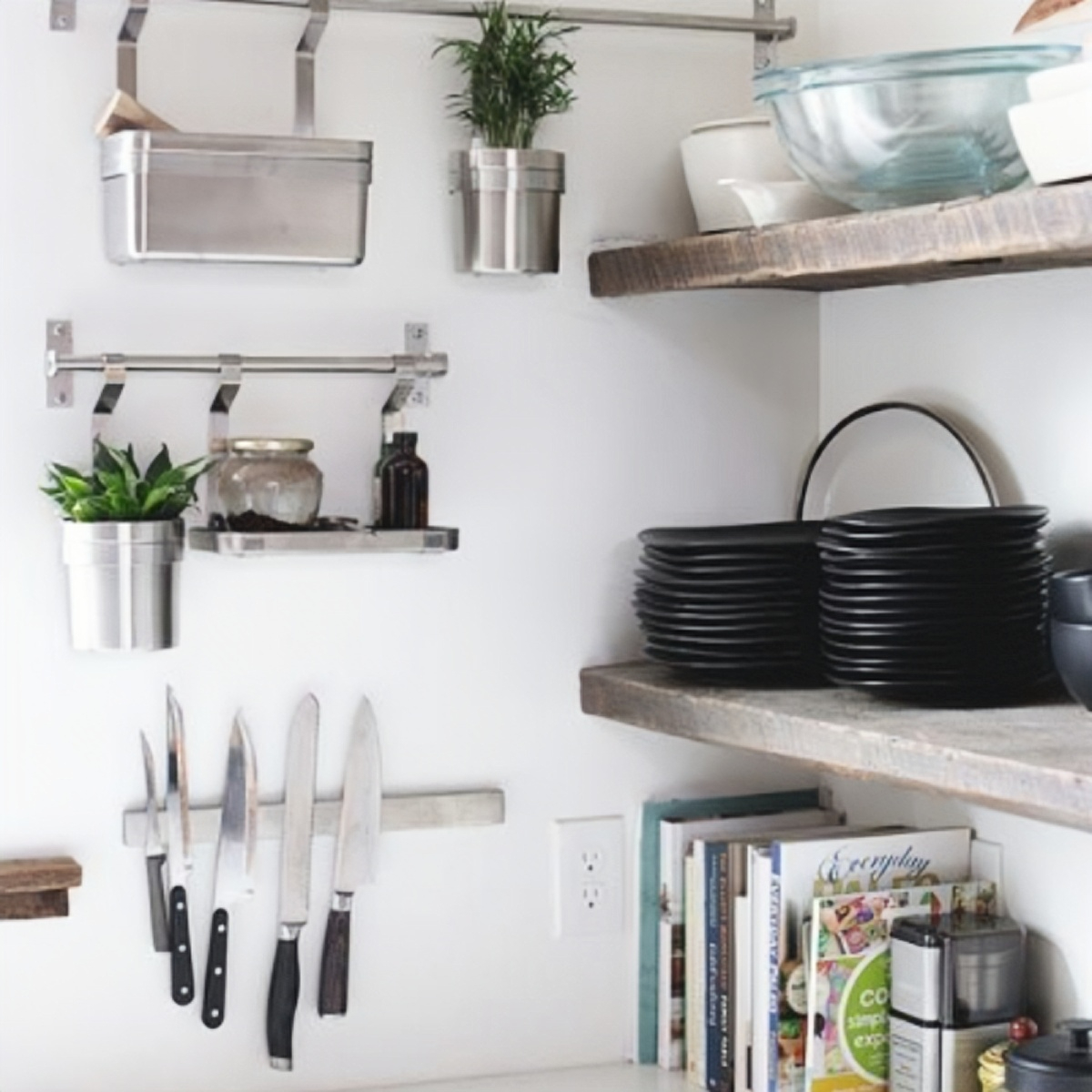 kitchen storage ideas knife rack