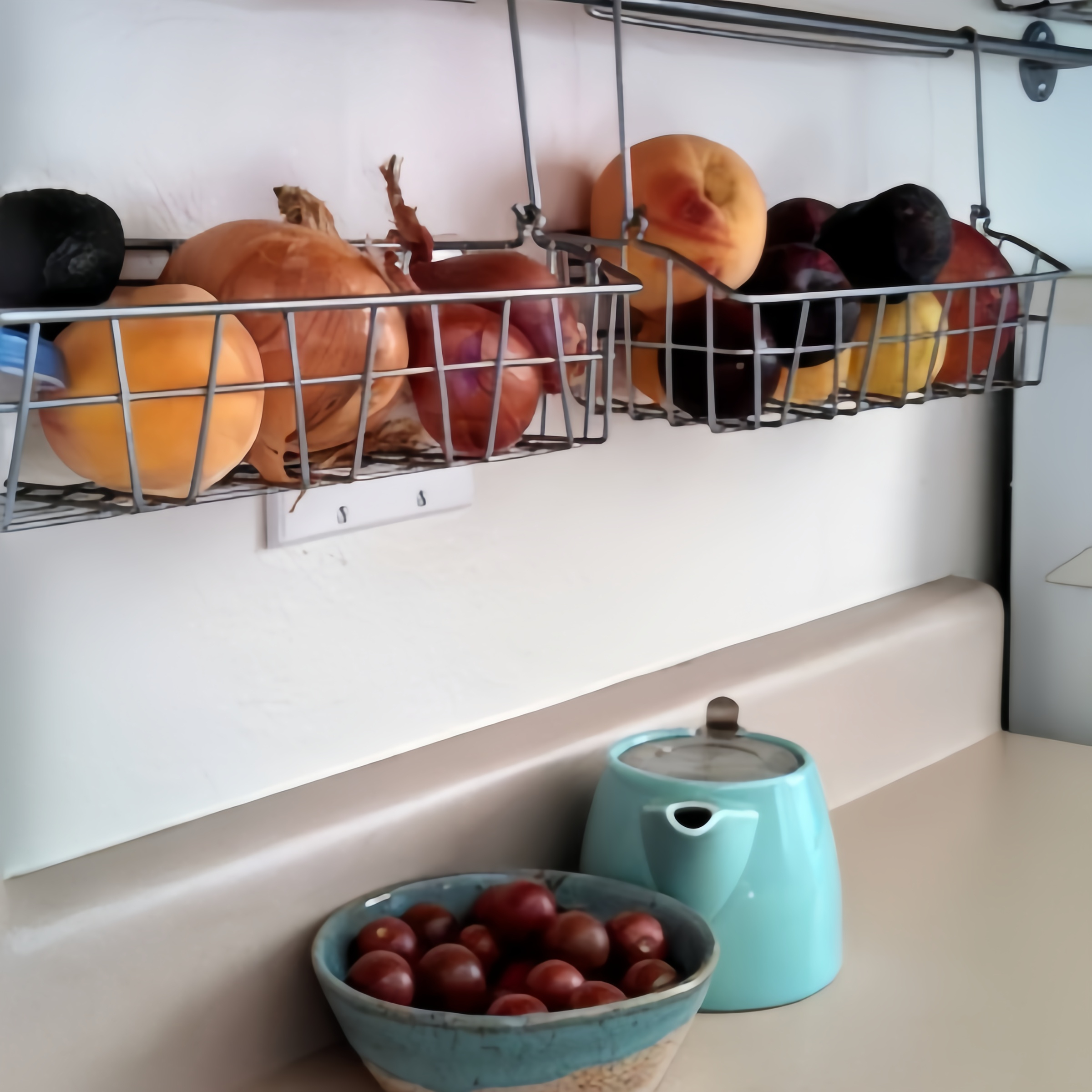 kitchen storage ideas basket