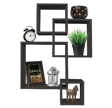 wall shelf about square frame