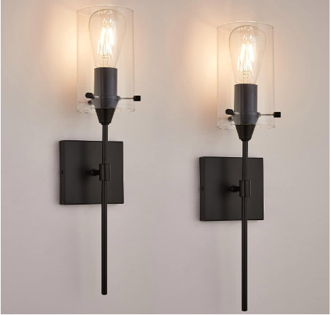 Noele Black Wall Lights