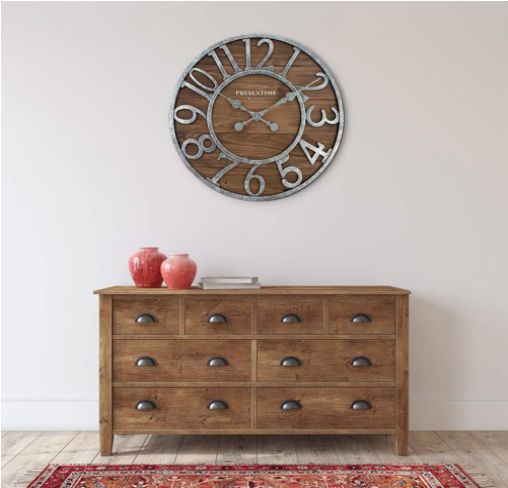 Presentime & Co Vintage Farmhouse Series Clocks