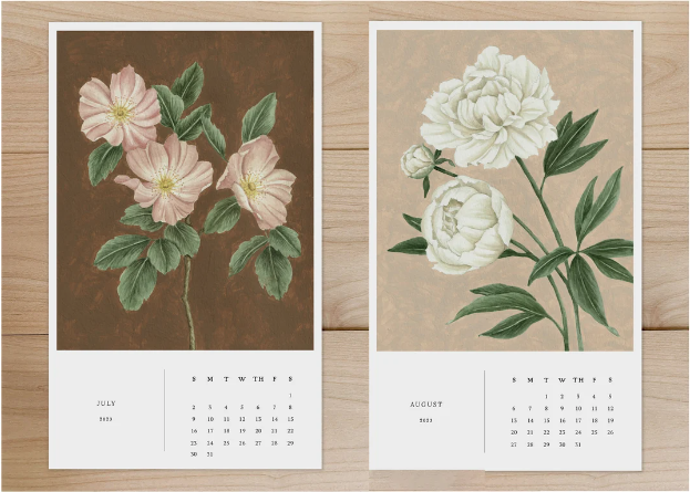 Botanical Wall Calendars