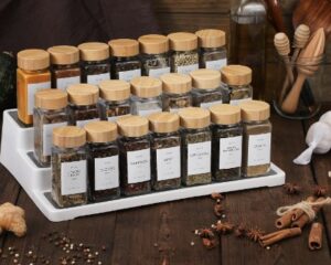 Kitchen Storage Ideas spice jars