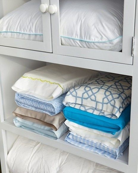 How to Organize Bed Sheets In A Closet?