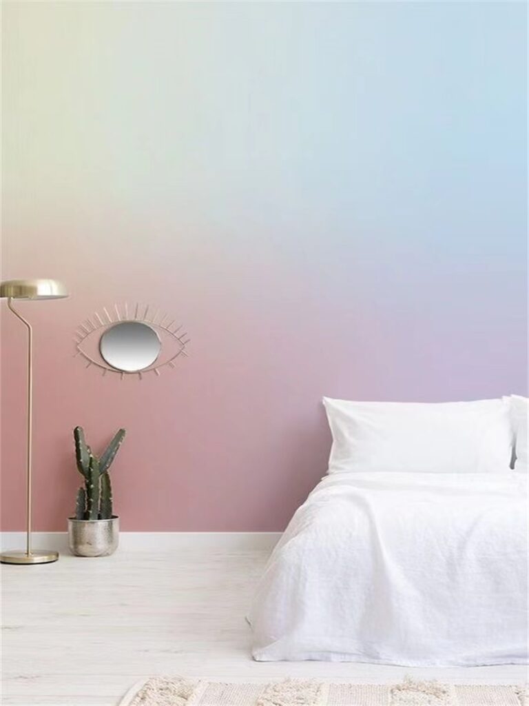 pink gradient wall