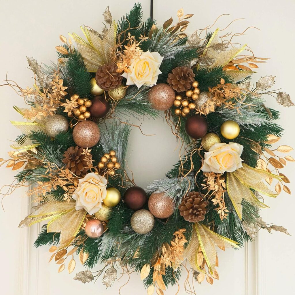 Vintage Elegant Christmas Wreath