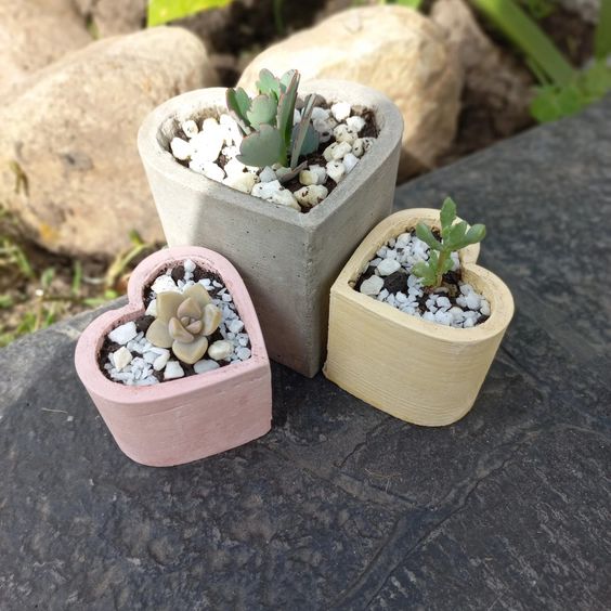 Succulent Heart Planter