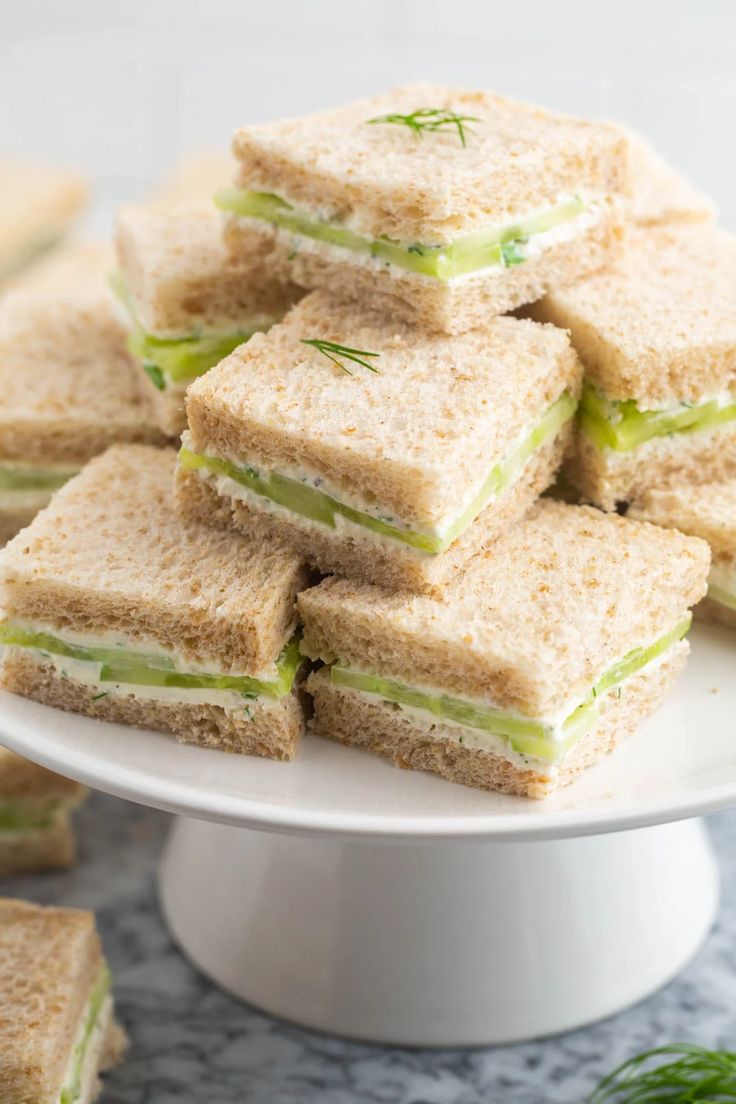 Cucumber Sandwiches-Ideal for Your Dinner Party