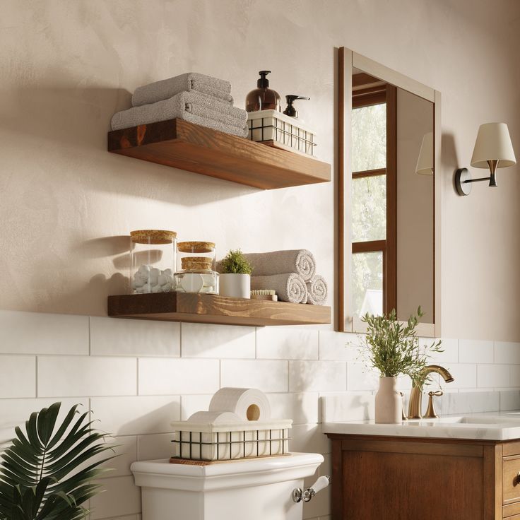 5 Steps to Styling Bathroom Shelves That Don’t Look Cluttered